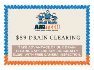 $89 Drain Clearing With Free Camera Inspection