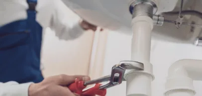 plumbing repair under sink