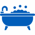 Bathtub Blue Icon