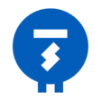Electric Meter Blue Icon