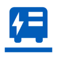 Generator Stationary Blue Icon