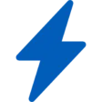 Lightning Blue Icon